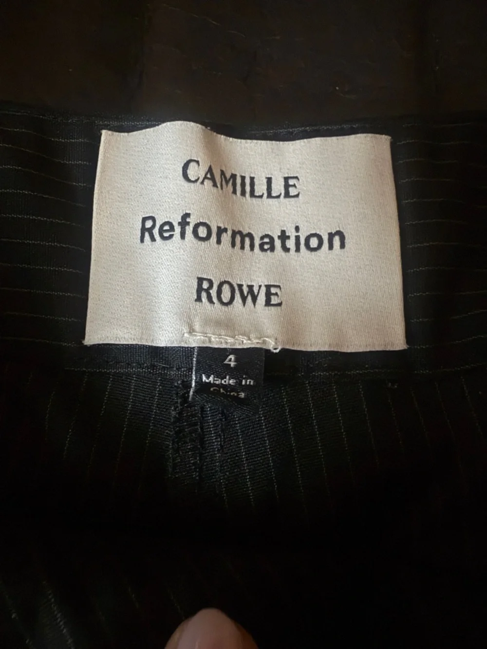 Reformation Camille Rowe Cherie Pant size 4 - Picture 4 of 4
